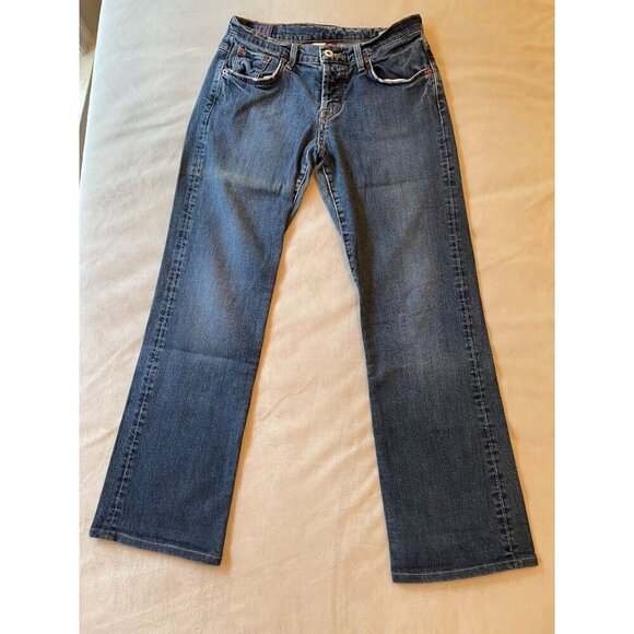 Lucky Brand Denim - Lucky Brand Y2K Women's 4/27 Jeans Blue Denim Relaxed Fit Bootcut Made In USA